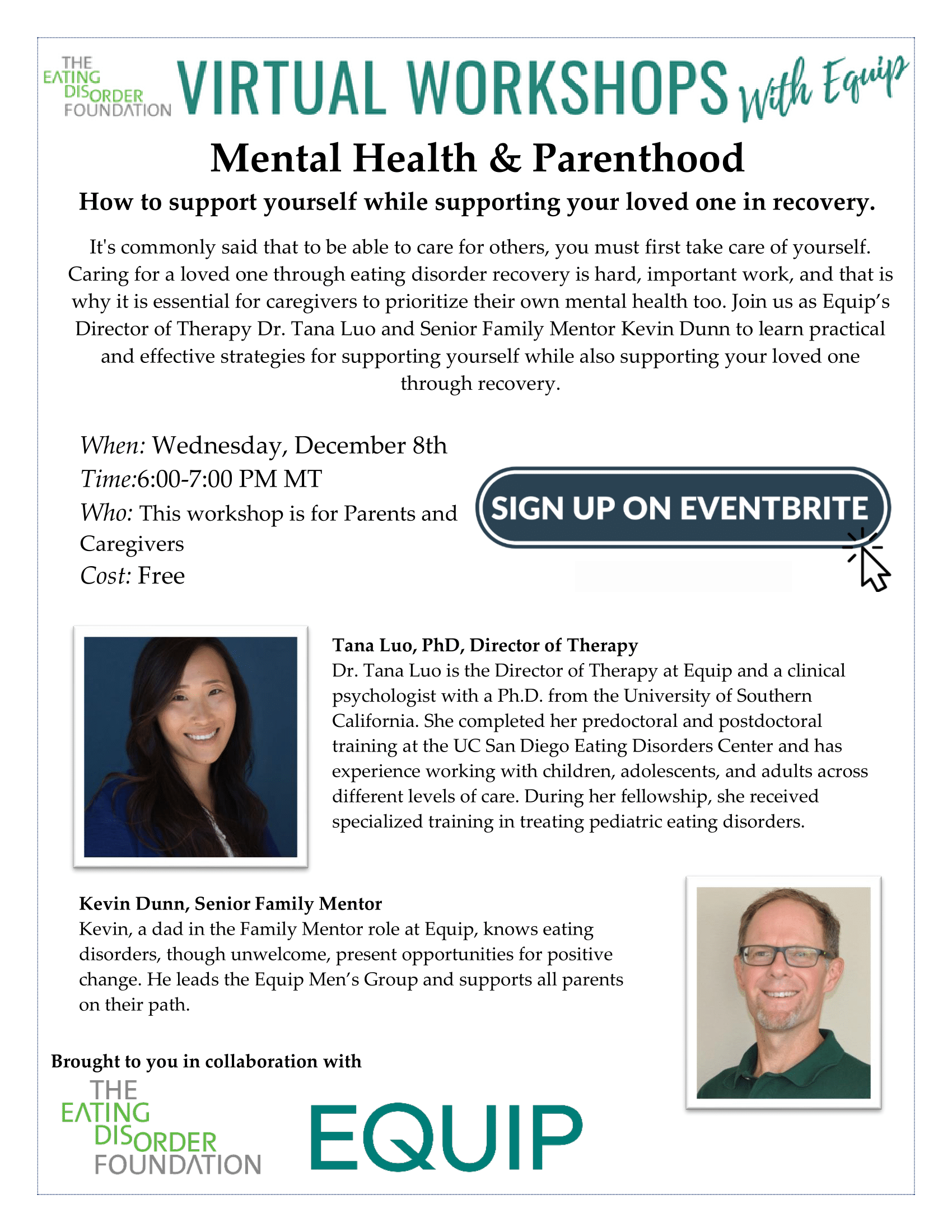 Mental Health and Parenthood @ Virtual