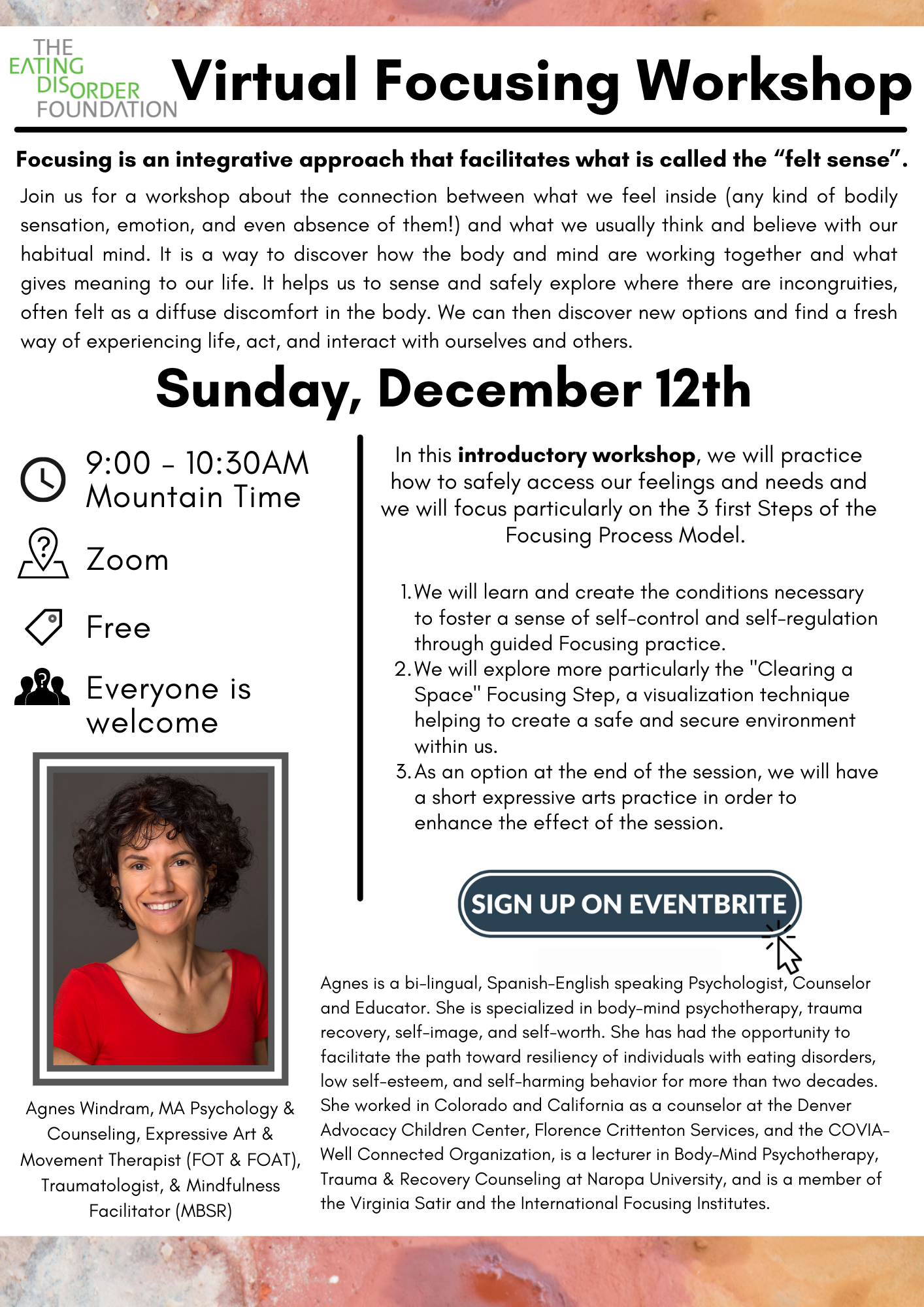 Focusing Workshop @ Virtual