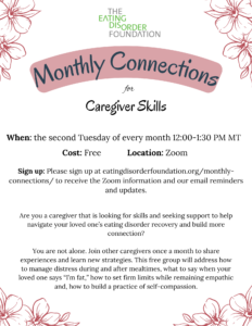 Monthly Connections - Caregiver Skills @ Virtual